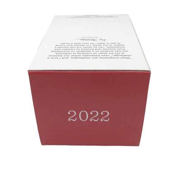 2022 Hallmark Looney Tunes Taz Santa's Extra Reindeer Keepsake Ornament w/ Box - Picture 8 of 8